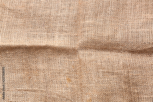 Texture of burlap fabric as...
