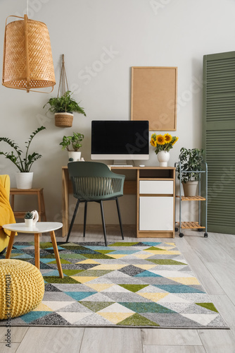 Interior of living room wit...