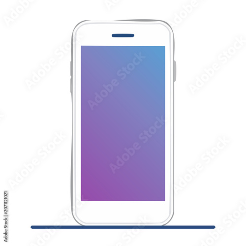Flat design smartphone vector illustration