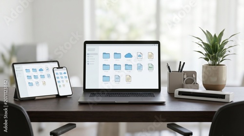 Paperless Office System and Digital Document Management Workspace