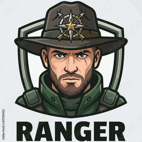 Принти на полотні Ranger Frontier Sentinel logo