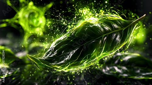Green Tea Extract Botanical Ingredient with Antioxidant Essence for Natural Skincare and Wellness Concept