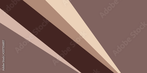 Minimal background with layered diagonal stripes in warm brown, beige and taupe colors.
