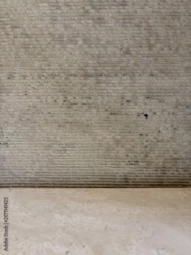 concrete wall and floor