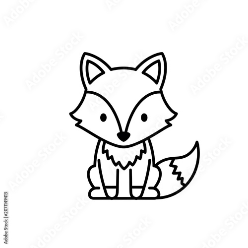 Cartoon illustration of a happy cartoon dog.