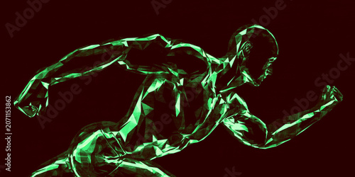 Wallpaper Design Captures Essence Of Athletic Movement