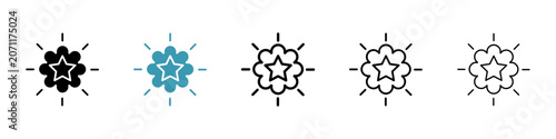 Canvastavla Additional skills vector icon logo or illustration