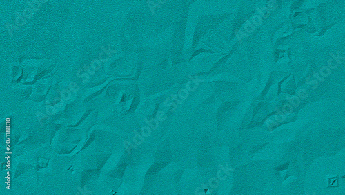 Abstract textured turquoise background with subtle rippled patterns and geometric shapes
