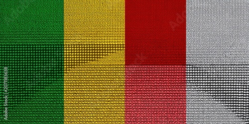 Your color perception retrostyle color blind test with psychedelic patterns