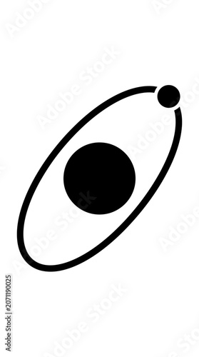 Atom Icon, Science, Abstract Symbol