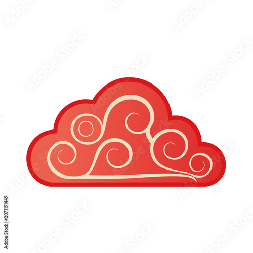 Pink heart vector icon flat design