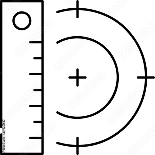 Line Art Accuracy Icon