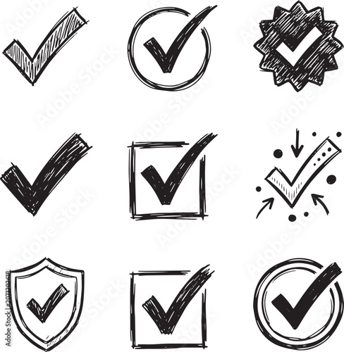 Tik Mark Vector Icon | Verified Checkmark Icon