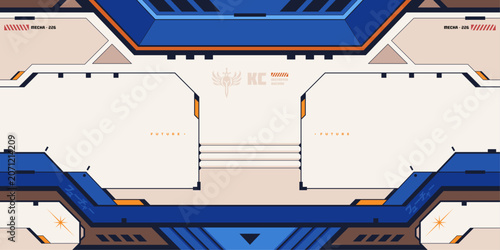 ANIME MECHA BACKGROUND 004
