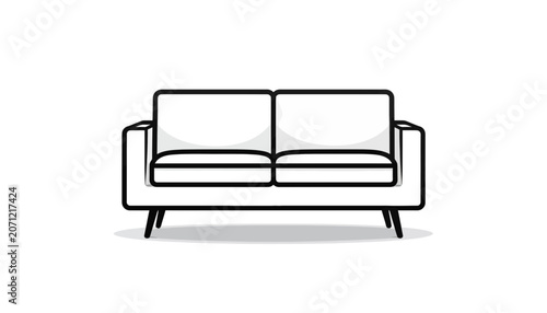 Modern Sofa Furniture Home Decor Piece.