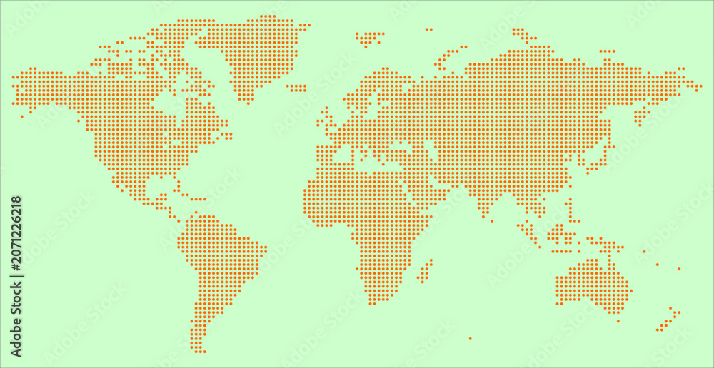 Fototapeta premium Abstract International Map for Business Reports