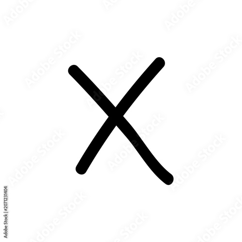 Cross symbol icon