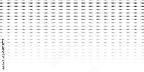Foto Set of halftone dots gradient pattern texture isolated on white background
