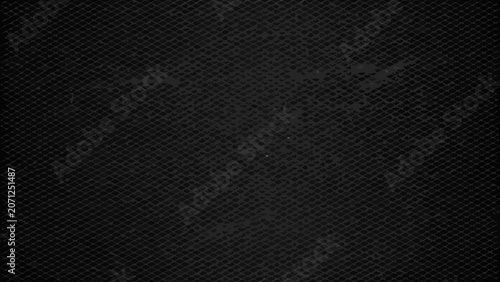 Tableau sur toile Diamond shaped mesh pattern with a dark gray tone and subtle textural variations