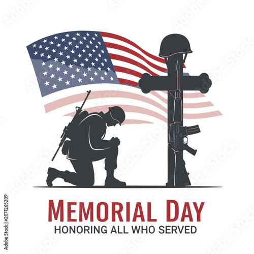 Cuadro en lienzo Memorial Day Honoring Fallen Heroes
