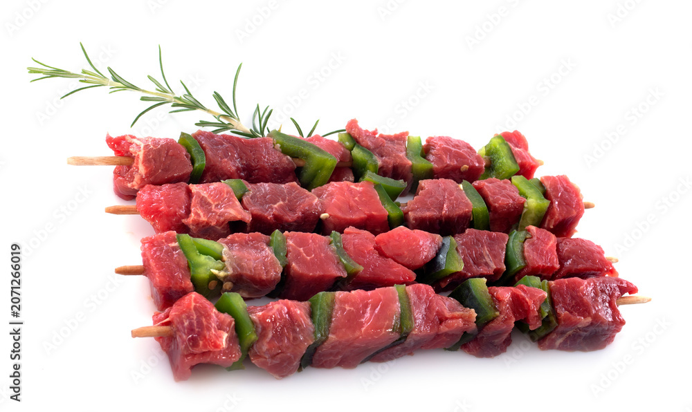 Fototapeta premium skewers of beef