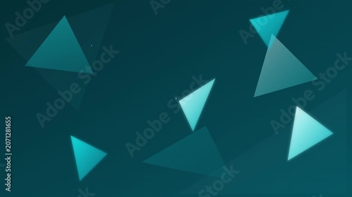 Arctic Ice Crystal Abstract Vector Motion Graphic