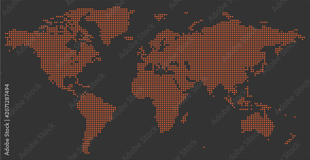 Fototapeta premium World Map for International Business Projects