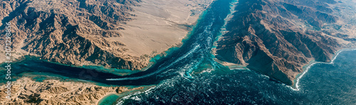 Strait of Tiran Panorama: A...