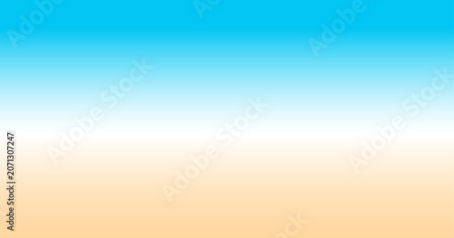 Minimal Blue Sky and Sand Gradient Background with Soft Summer Color Transition