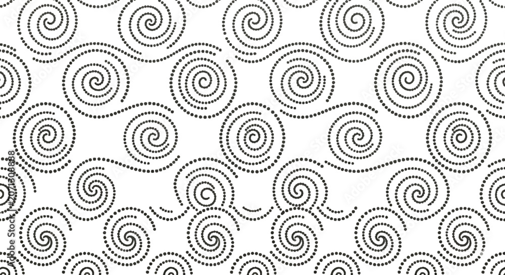 Fototapeta premium Geometric pattern of interconnected circles and lines