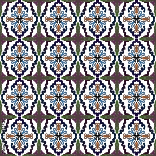 seamless pattern with flowers
