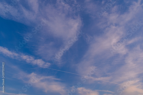 夕空の河