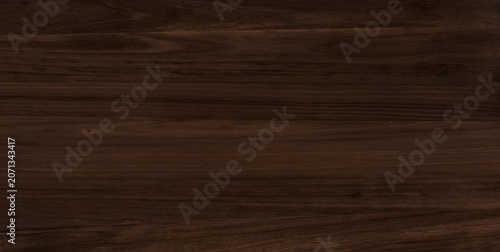 Dark Brown Wood Texture Background, Elegant Walnut Timber Grain Surface Panel