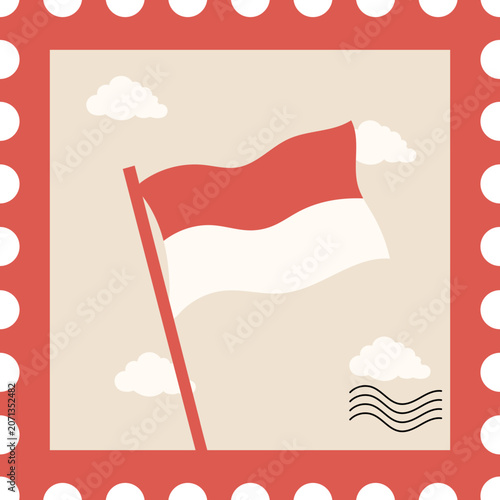 Postage Stamp Indonesia