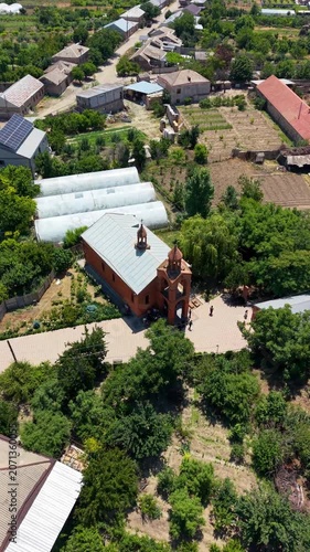 Byuravan Church of St. Gregory the Illuminator by drone 