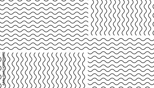 vector seamless pattern with lines