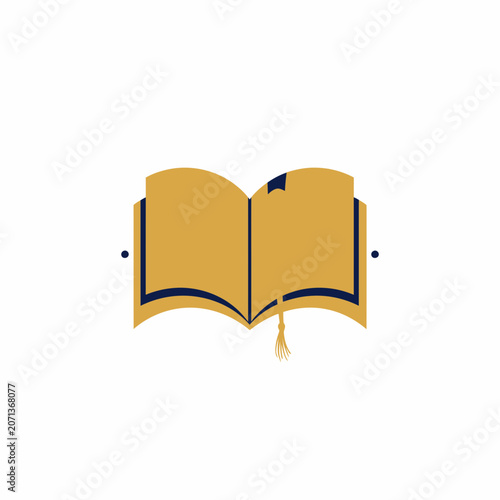 Open Book Vector Illustration