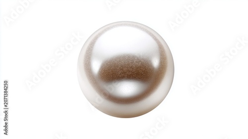Elegant pearl close up reflecting light beautifully