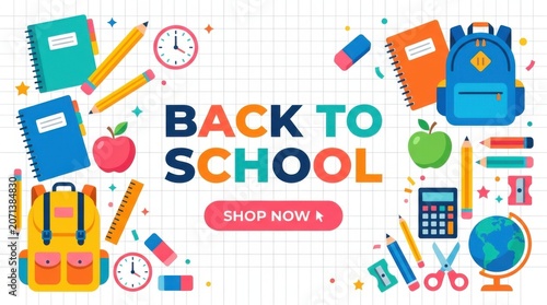 Back To School Sale Banner