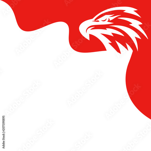 Garuda Silhouette Corner Frame