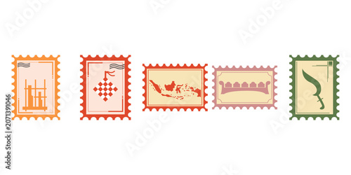 Postage Stamp Indonesia