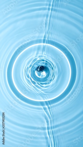 Water Ripple Effect Closeup Detail.