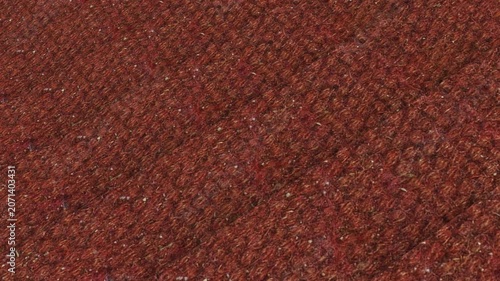 red fabric texture. abstract background. rotation blocks