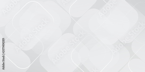 Fotografía Vector white gradient color background with curve and swirl lines elegant