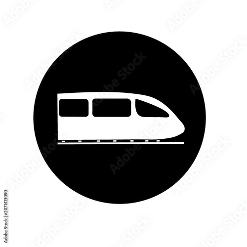 Fotografie Fast Train Icon