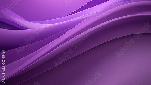 Abstract purple background with smooth flowing wave shapes