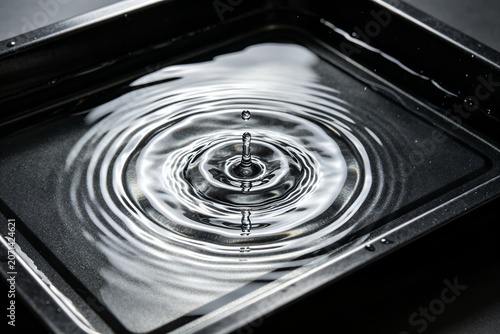 cymatics. Symmetrical geometric water ripple patterns created by acoustic sound waves. sound therapy branding, mindfulness guides, designed for creative music backgrounds and meditation wallpapers.