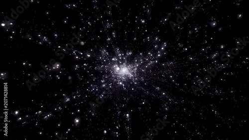 Cosmic Inflation Expanding into Filamentous Galaxy Web