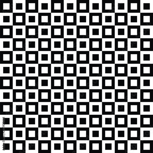 eamless pattern created from small black and white squares in larger white and black  squares