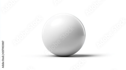 Simple elegance with a pristine white orb